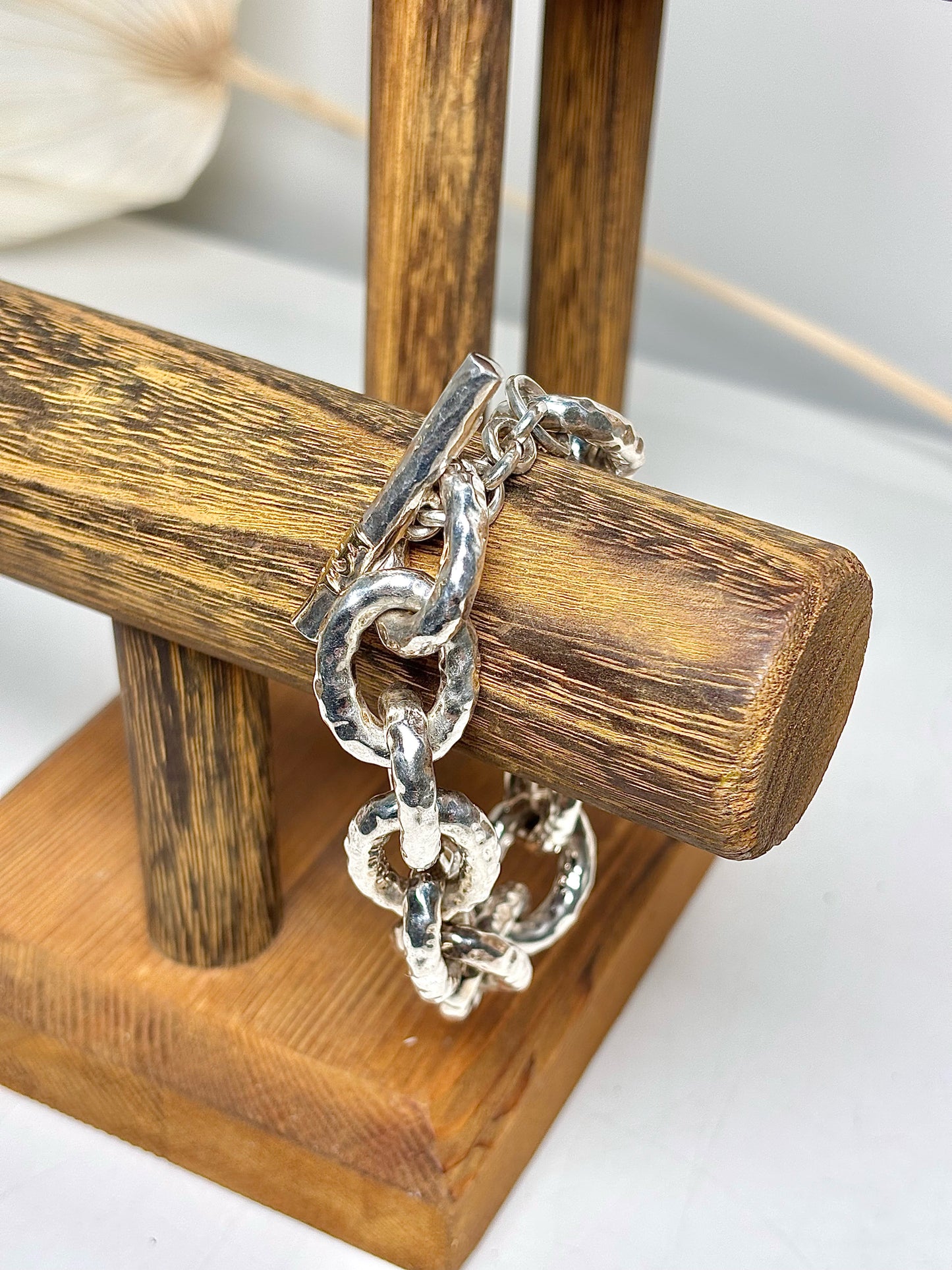 Ippolita Polished, Hammered Glamazon Bastille Toggle Bracelet
