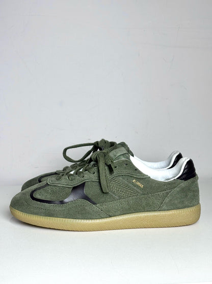 W Shoe Size 38 (7 - 7.5 US) Alohas Rife Forest Green Suede Leather Sneakers