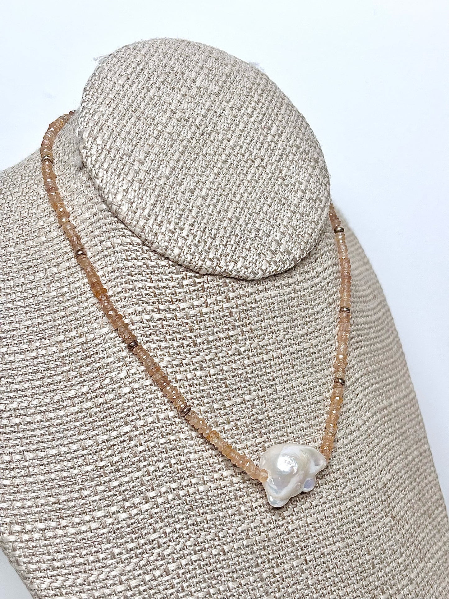 Lizzie Fortunato Freshwater Pearl Sterling Silver Necklace