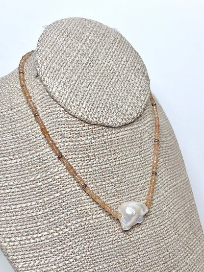 Lizzie Fortunato Freshwater Pearl Sterling Silver Necklace