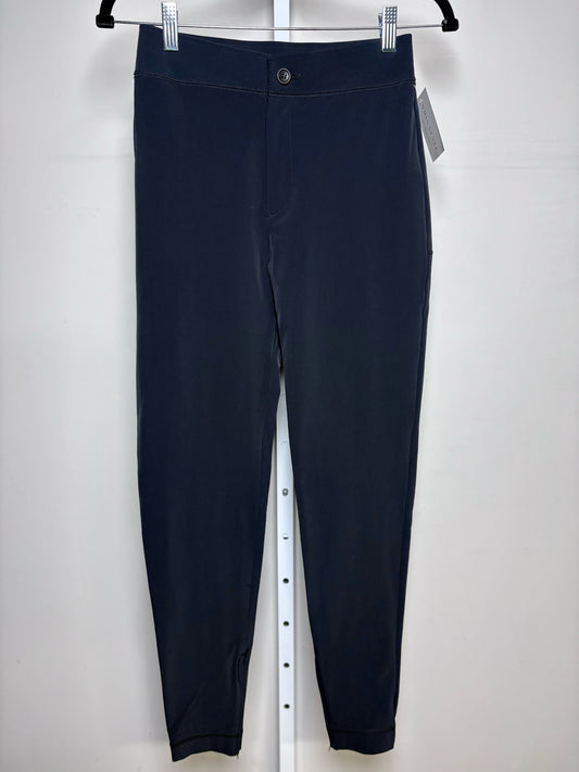 Women Size S Issey Miyake Black Tapered Leg Zipper Ankle Pants