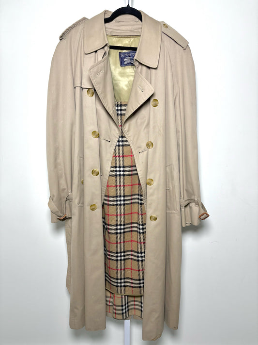 Burberrys' Khaki Cotton Solid Men's Coat