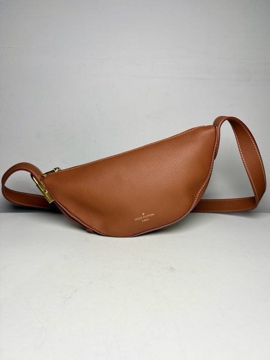 Louis Vuitton Low Key Bumbag Cognac Leather Authentic Pre-Owned Belt Bag