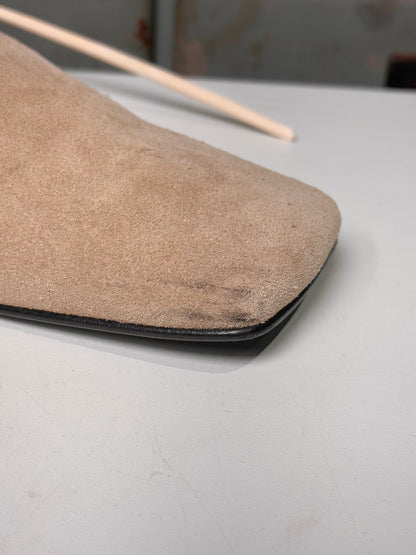 W Shoe Size 39.5 Proenza Schouler Tan Suede Slip-ons