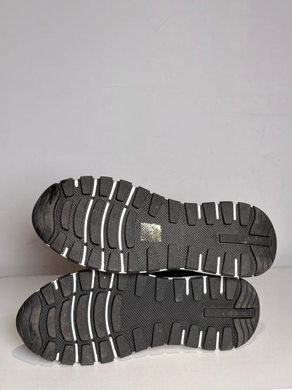 W Shoe Size 40 (10) Prada Prax 01 Black, White Calfskin Women's Sneakers