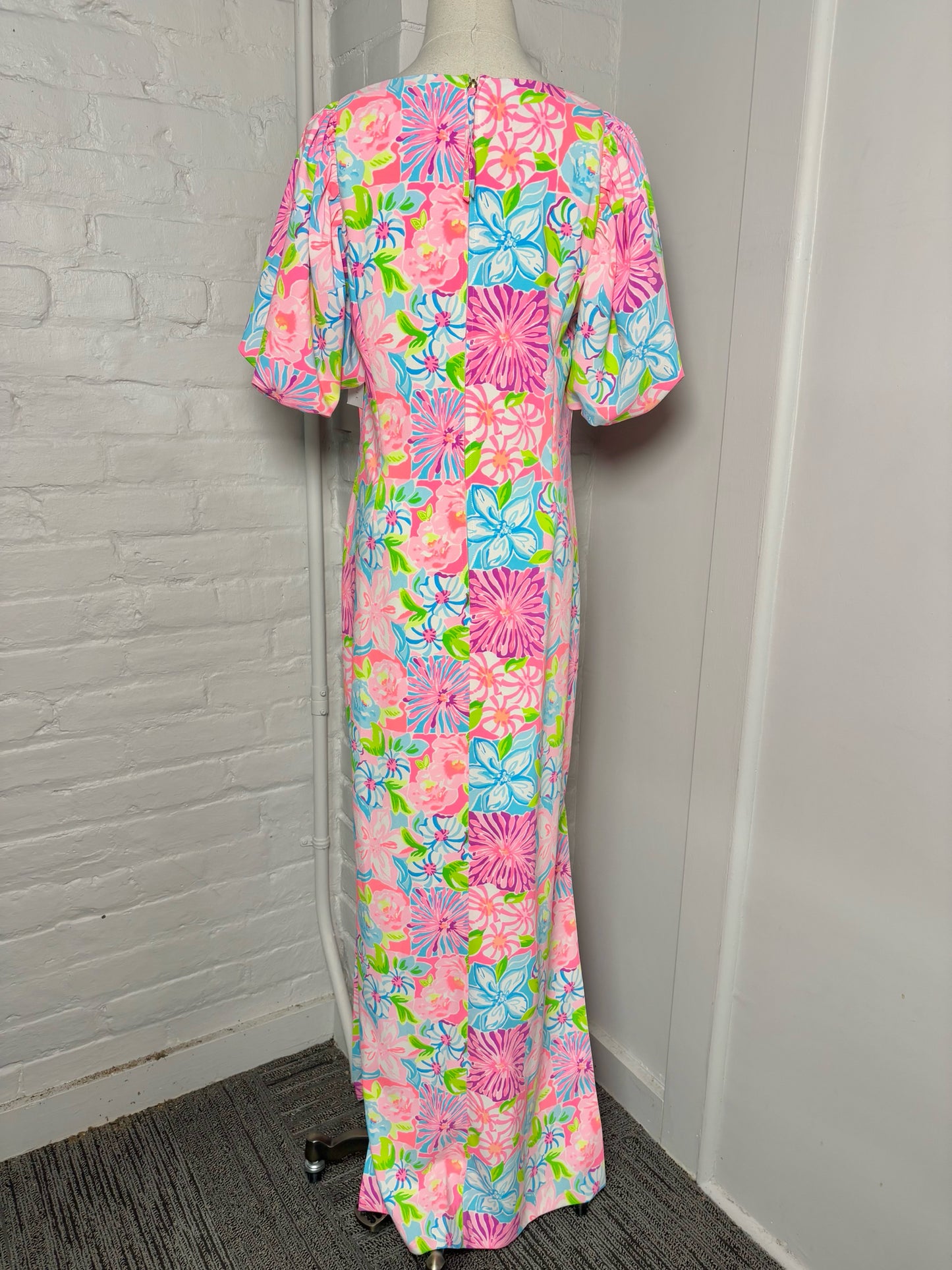 Women Size 8 Lilly Pulitzer Pink Patchwork Polyester NWT Dress