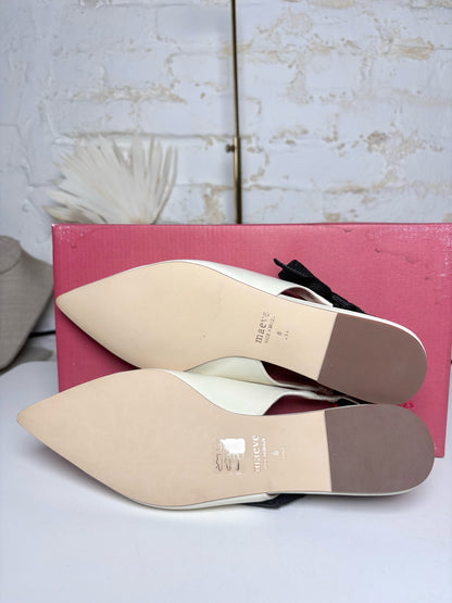 W Shoe Size 6 Maeve Ivory Leather NWT Flats