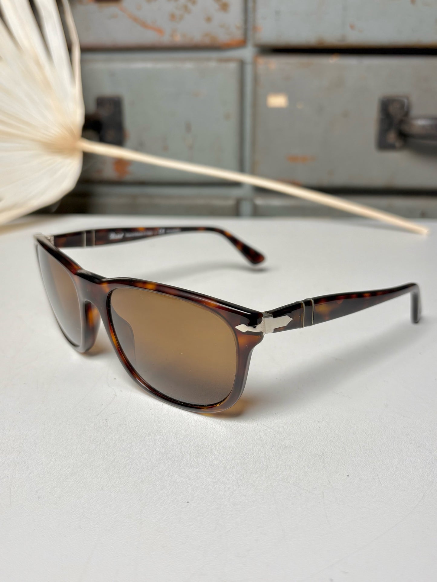 Acetate Persol Tortoishell Sunglasses