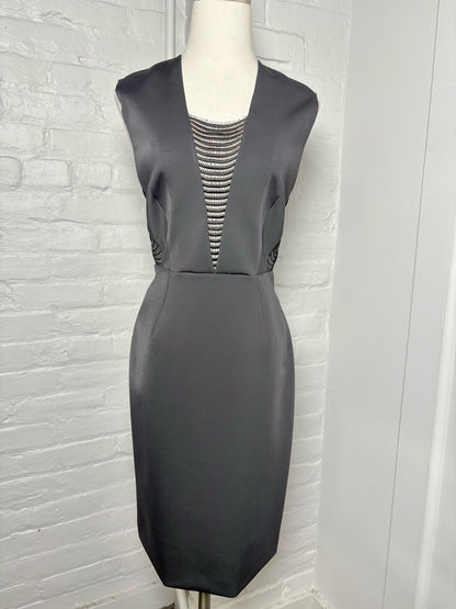 Women Size 8 Ph5 Black Solid Dress
