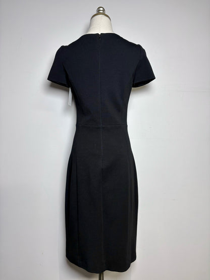 Women Size S (Estimate) Prada Black Accent Button Pre-owned Sheath Dress
