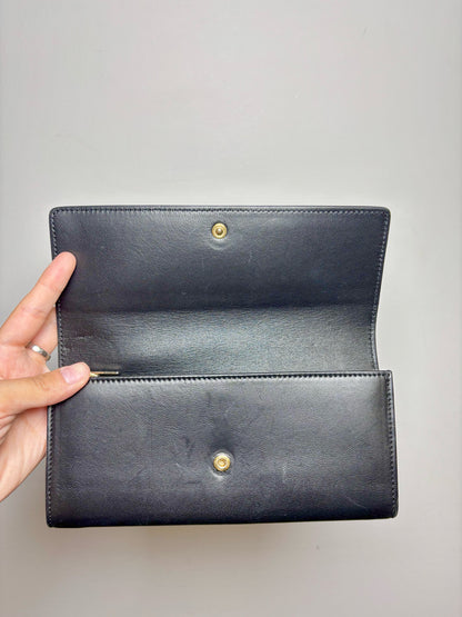 Leather Celine Black Wallet