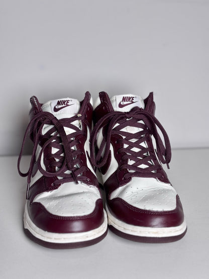 W Shoe Size 8.5 Nike Burgundy Crush High Top Pre-owned Sneakers