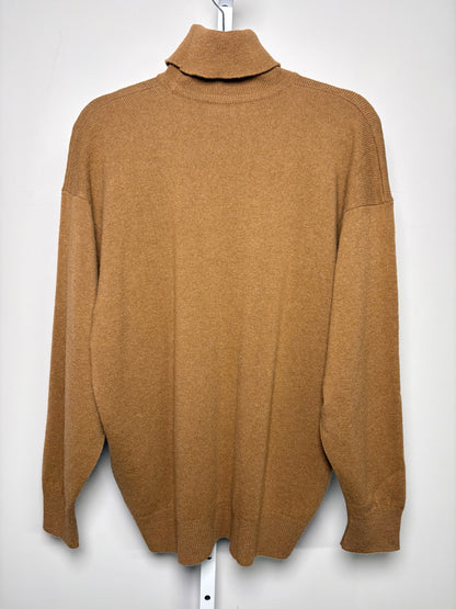 Burberrys' Camel 100% Lambswool Solid Men's Mens Size XL Sweater