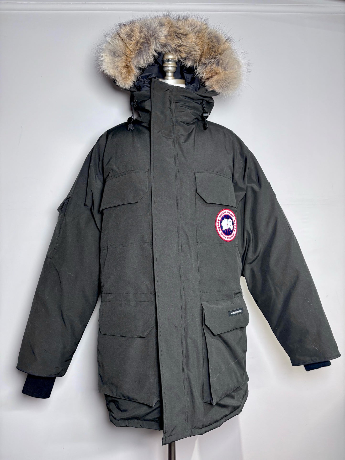 Canada Goose Black Men's Mens Size M Polyester Blend 'Expedition Parka'  Coat