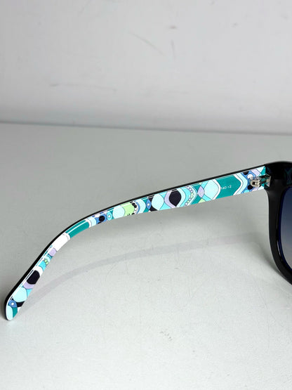 Emilio Pucci EP 97 01C Pre-owned Black Acetate Sunglasses