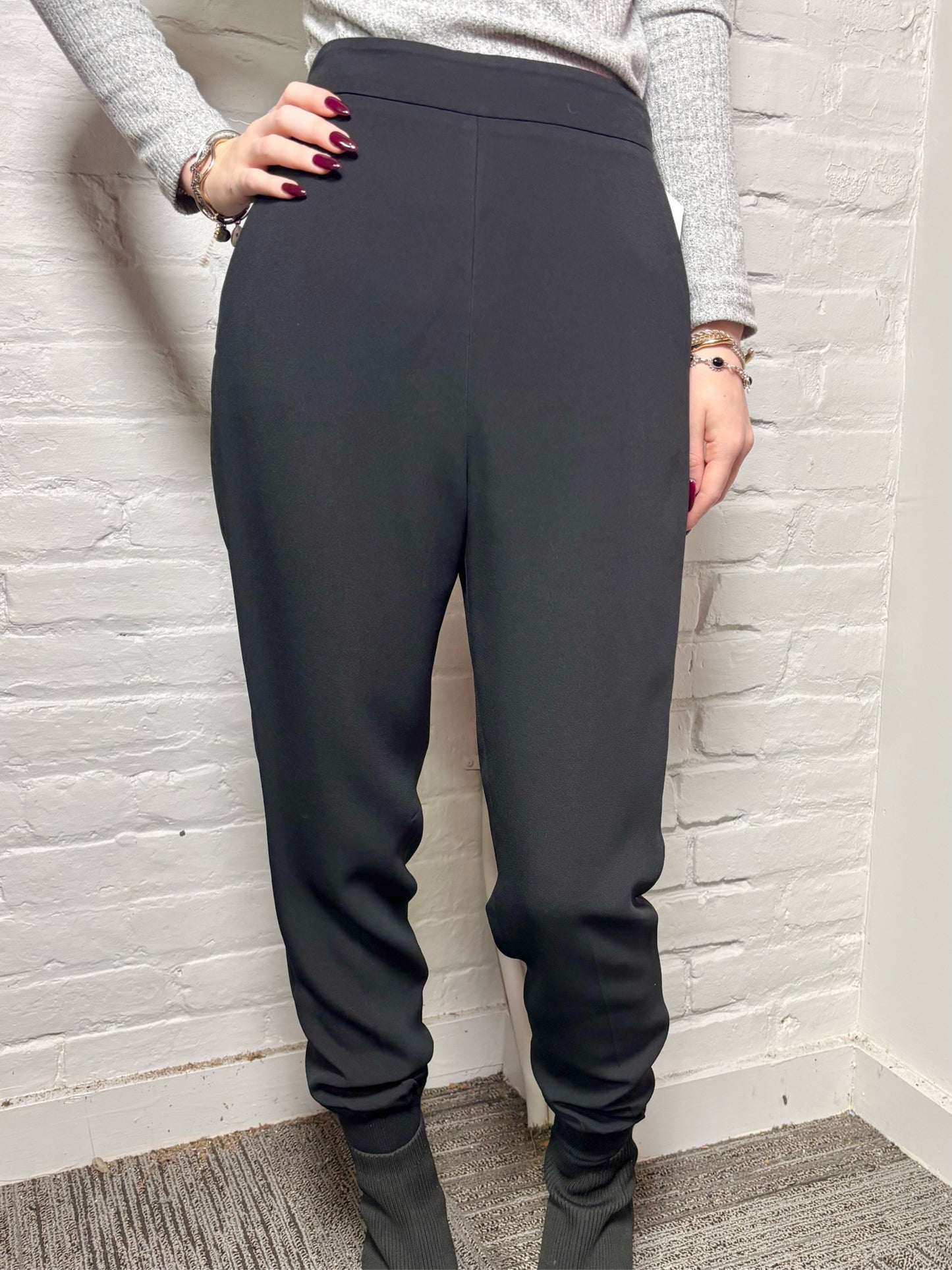 Women Size 36 Stella McCartney Black Solid Pants