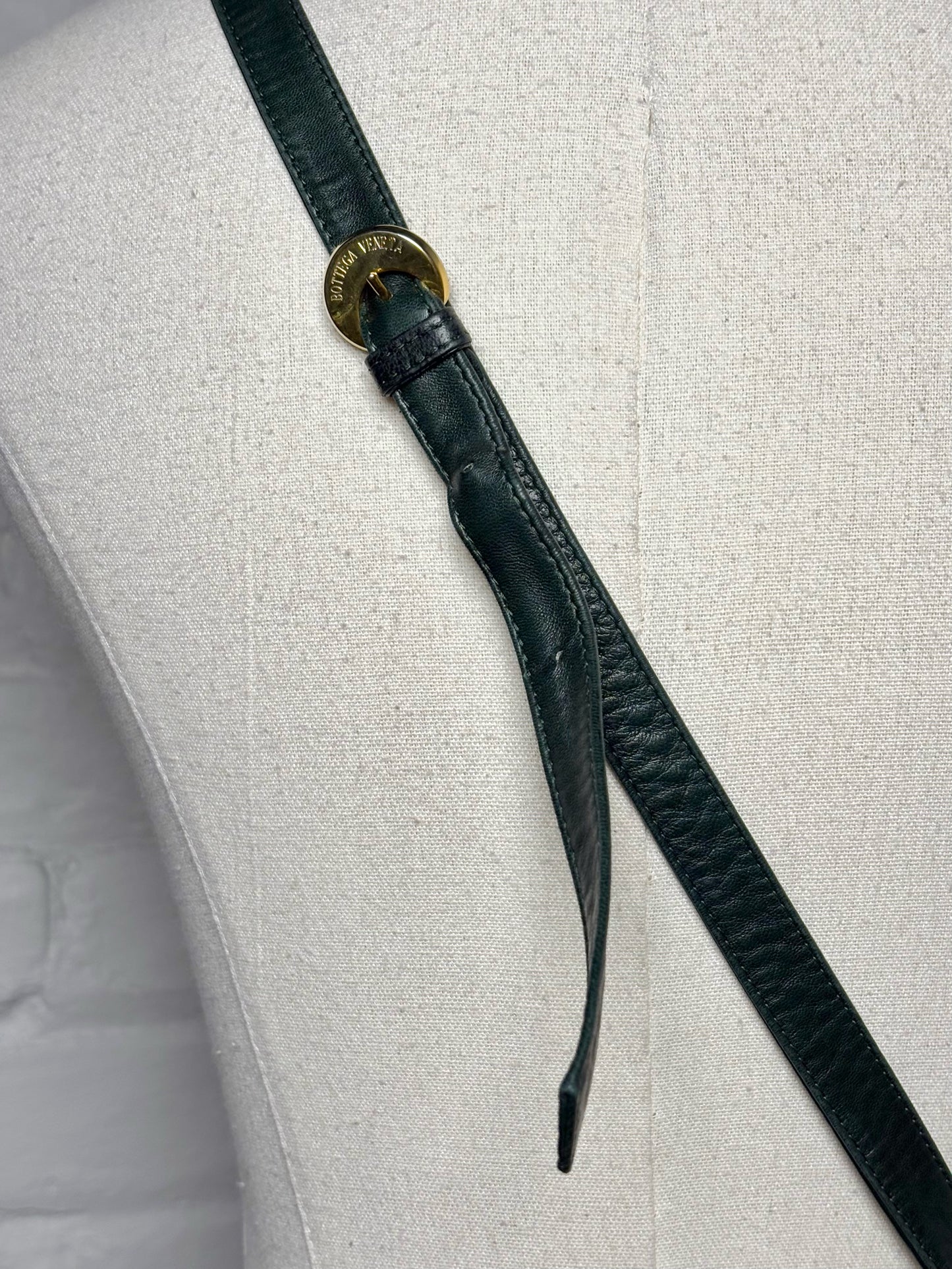 Leather Bottega Veneta Weave Vintage Green Small Purse