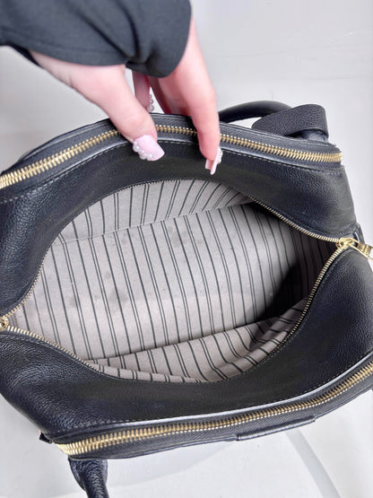 Leather Louis Vuitton Monogram Black Medium Purse