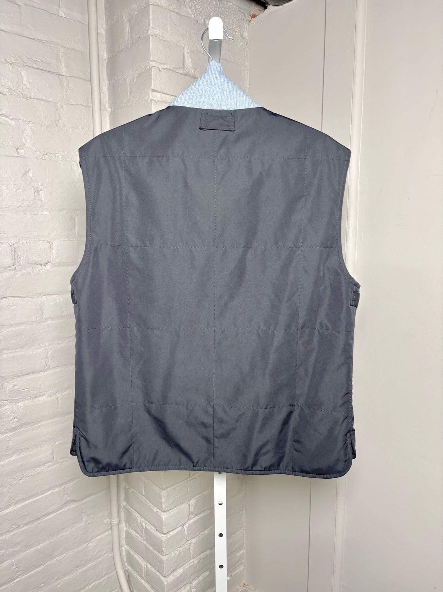 Franck Namani Blue Nylon Solid Men's 50 (L) Vest