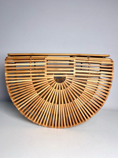 Women's Cult Gaia Woven Ark Large Bamboo Pre-owned Bag