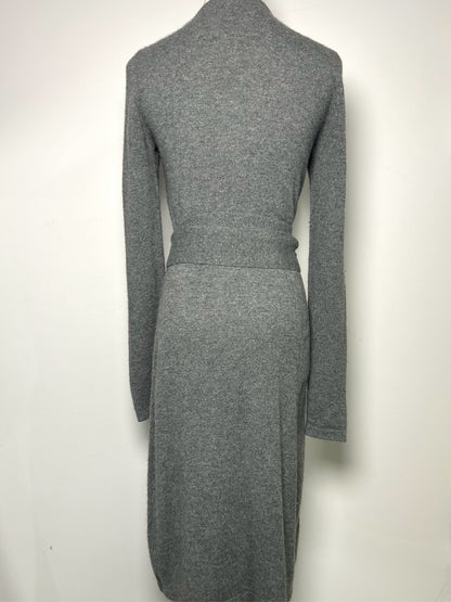 Women Size S Diane Von Furstenberg Gray Cashmere Wrap Dress