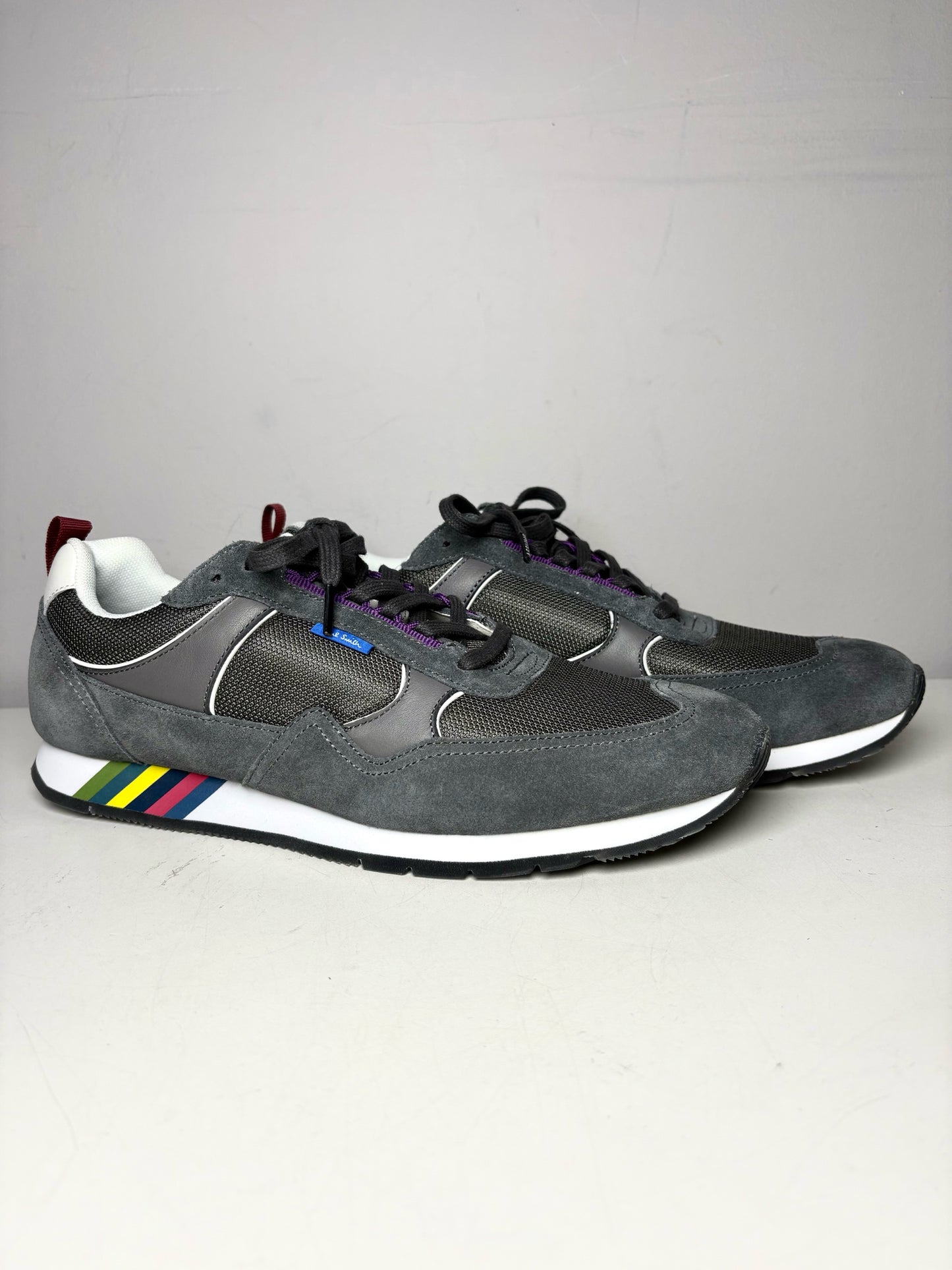 Paul Smith Grey & White Suede Men's NWT, Pre-owned 9 Sneakers