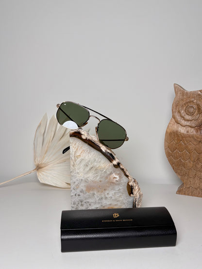 Men's David Beckham Gold Sunglasses