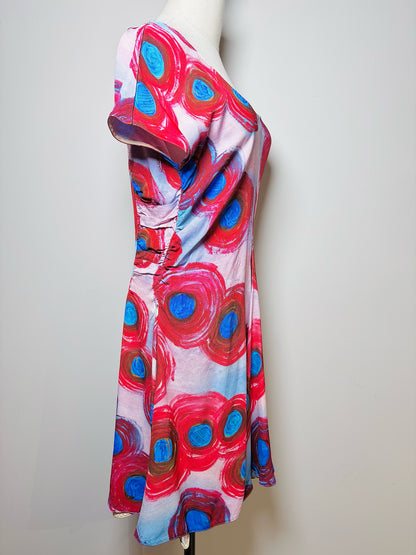 Women Size 46 Marni Red Swirl Dress