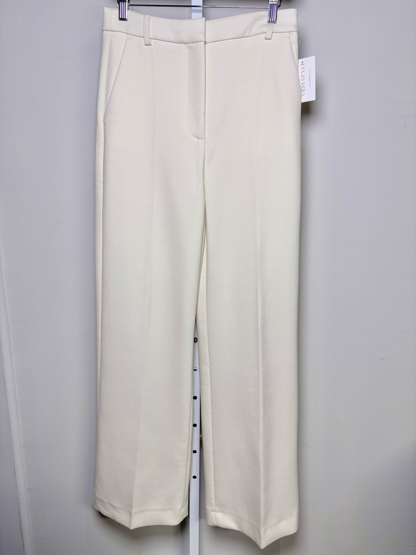 Women Size 36 (4) Sezane Cream Matheo Pants