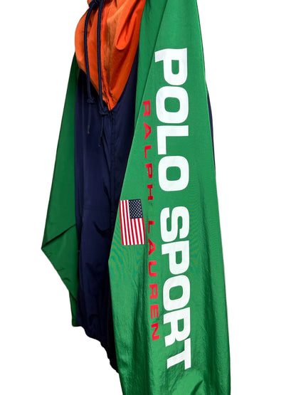 Polo Sport Ralph Lauren Multi-Color Nylon Men's L Pre-owned Windbreaker Jacket