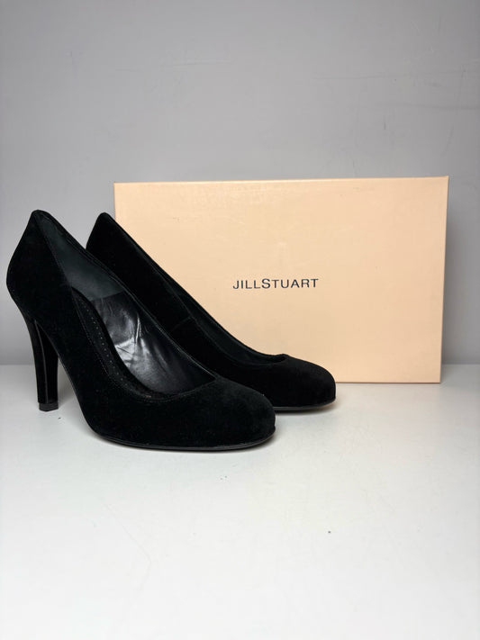 W Shoe Size 7 Jill Stuart Black Velvet Women's NWT Heels