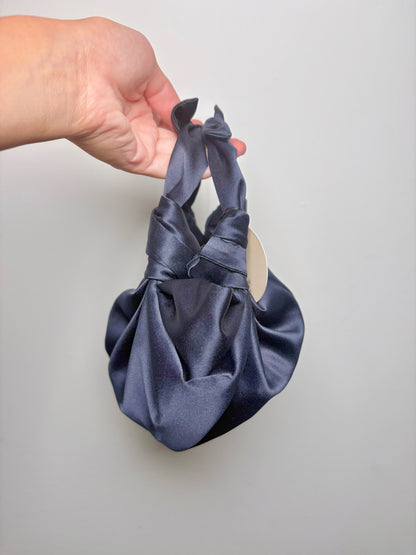 Silk NLA Solid NWT Navy Mini Purse