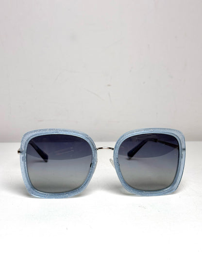 Elton John Eyewear Women's Pre-owned Blue Acetate Sunglasses