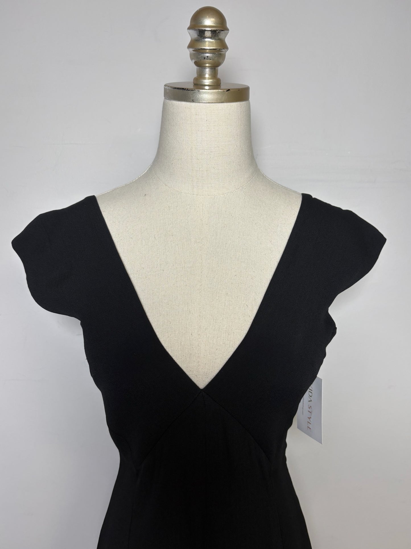 Women Size 2 (S) Derek Lam Black Wide Leg Romper