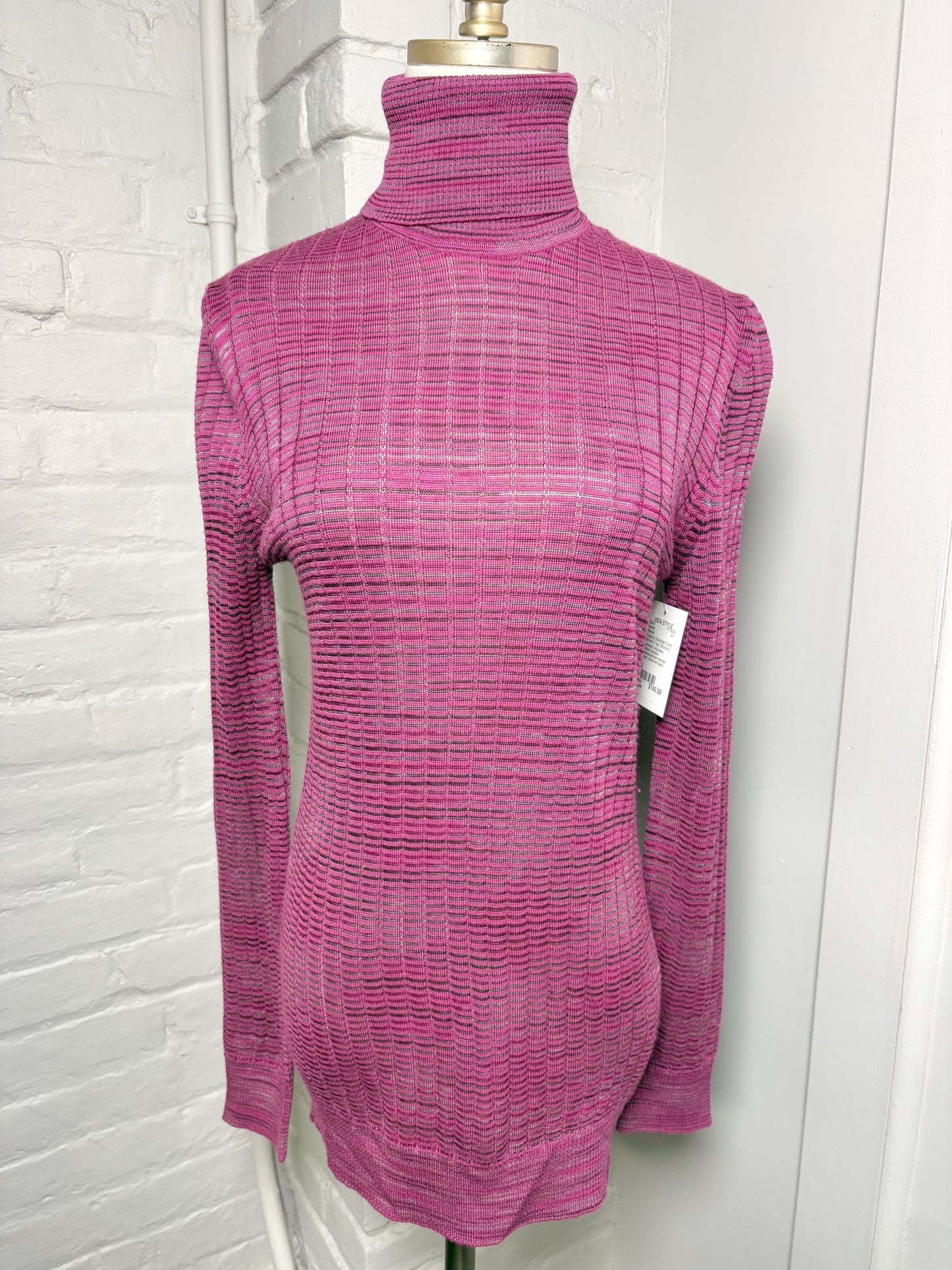 Women Size 6 Missoni Magenta Rectangle Check Sweater