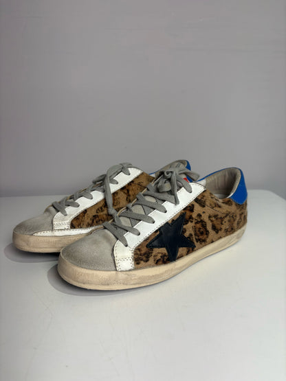 W Shoe Size 37 (7) Golden Goose Multi-Color Leather, Ponyhair Cowhide Sneakers