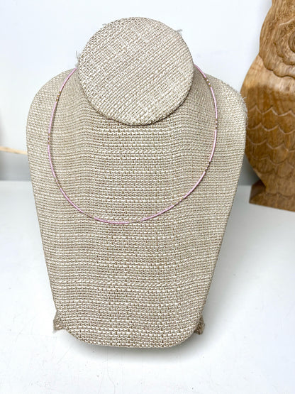 Abacus Row 14K Gold Filled Beads + Pink Japanese Miyuke BeadsArche  Necklace