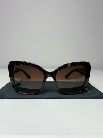 Dolce & Gabbana Brown  Acetate Havana 4348 Sunglasses
