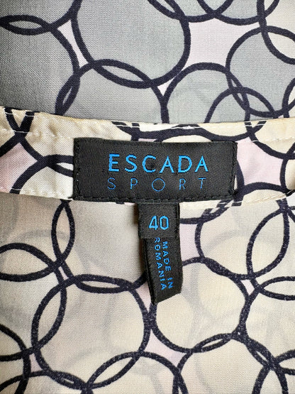 Women's Size 40 Escada Sport Silk Tunic Blouse