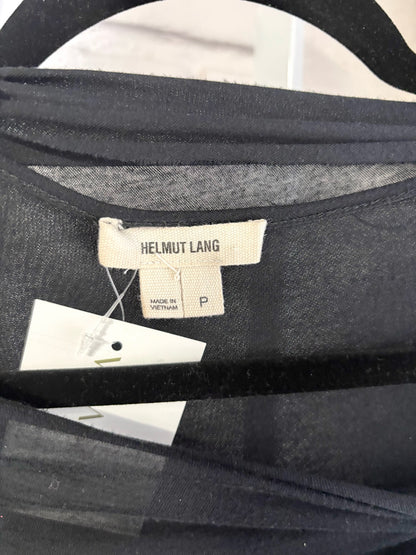 Women Size P Helmut Lang Black Pure Micro Modal LBD Pre-owned Dress