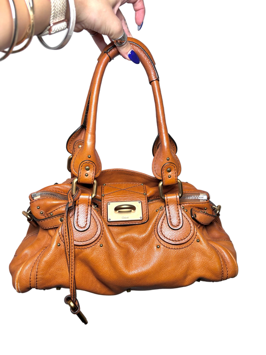 Chloe Solid Leather Pre-owned Brown Cowhide Medium Purse