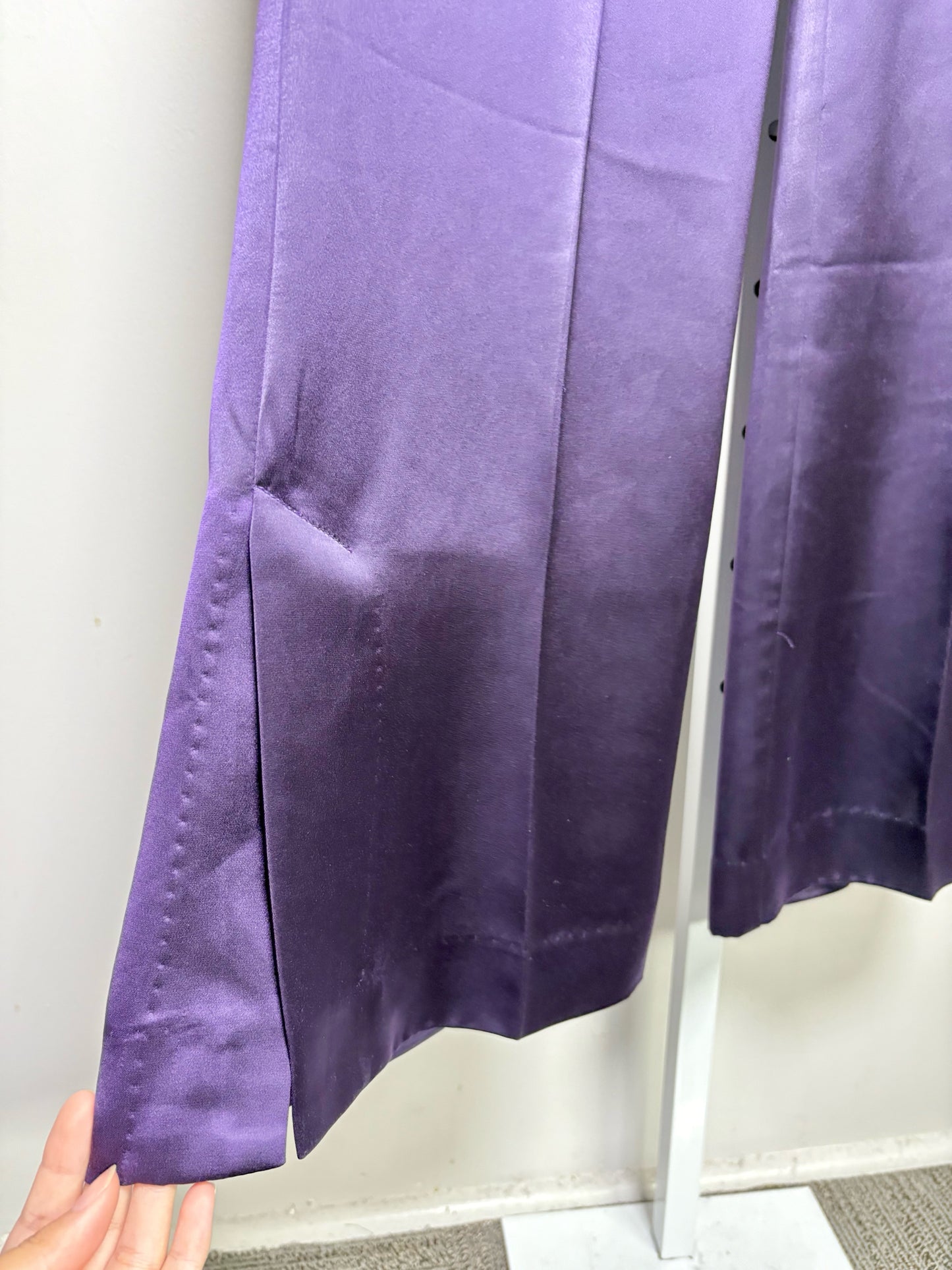 Women Size 2 Jason Wu Purple Solid Not Vintage Pants