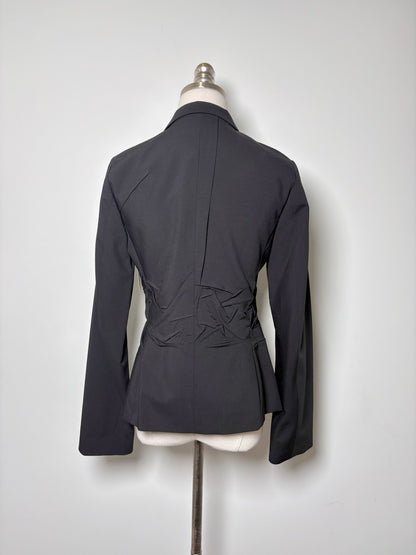 Women Size 36 (4) Jil Sander Black Solid Blazer