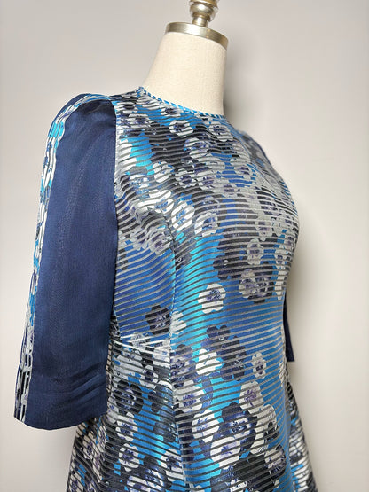 Women Size 8 L.K. Bennett Blue Floral Dress