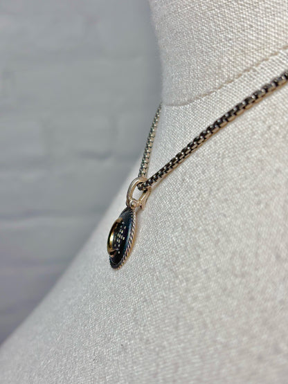 18K Gold-Finish David Yurman Diamond 18K Yellow Gold Necklace