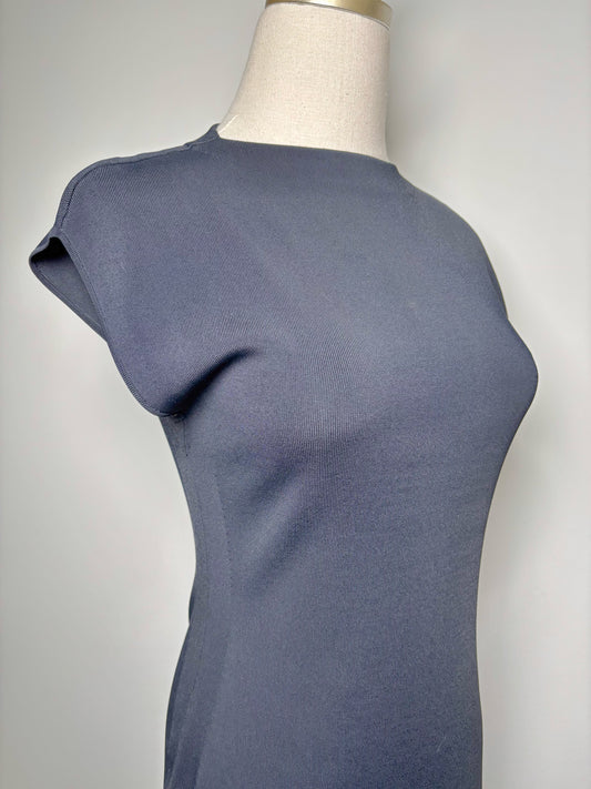Women Size S Polo by Ralph Lauren Navy Stretch Knit Sheath Dress