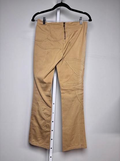 Women Size 38 (2 - 4 US) Dolce & Gabbana Tan Embroidered Cotton Vintage Pants