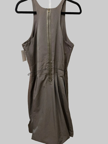 Women Size 46 (L) Marni Brown Halter Style Cotton Blend Midi Pre-owned Dress