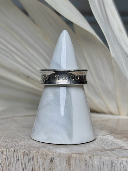 Tiffany & Co. Sterling Silver Size 6 Band 1997 Ring