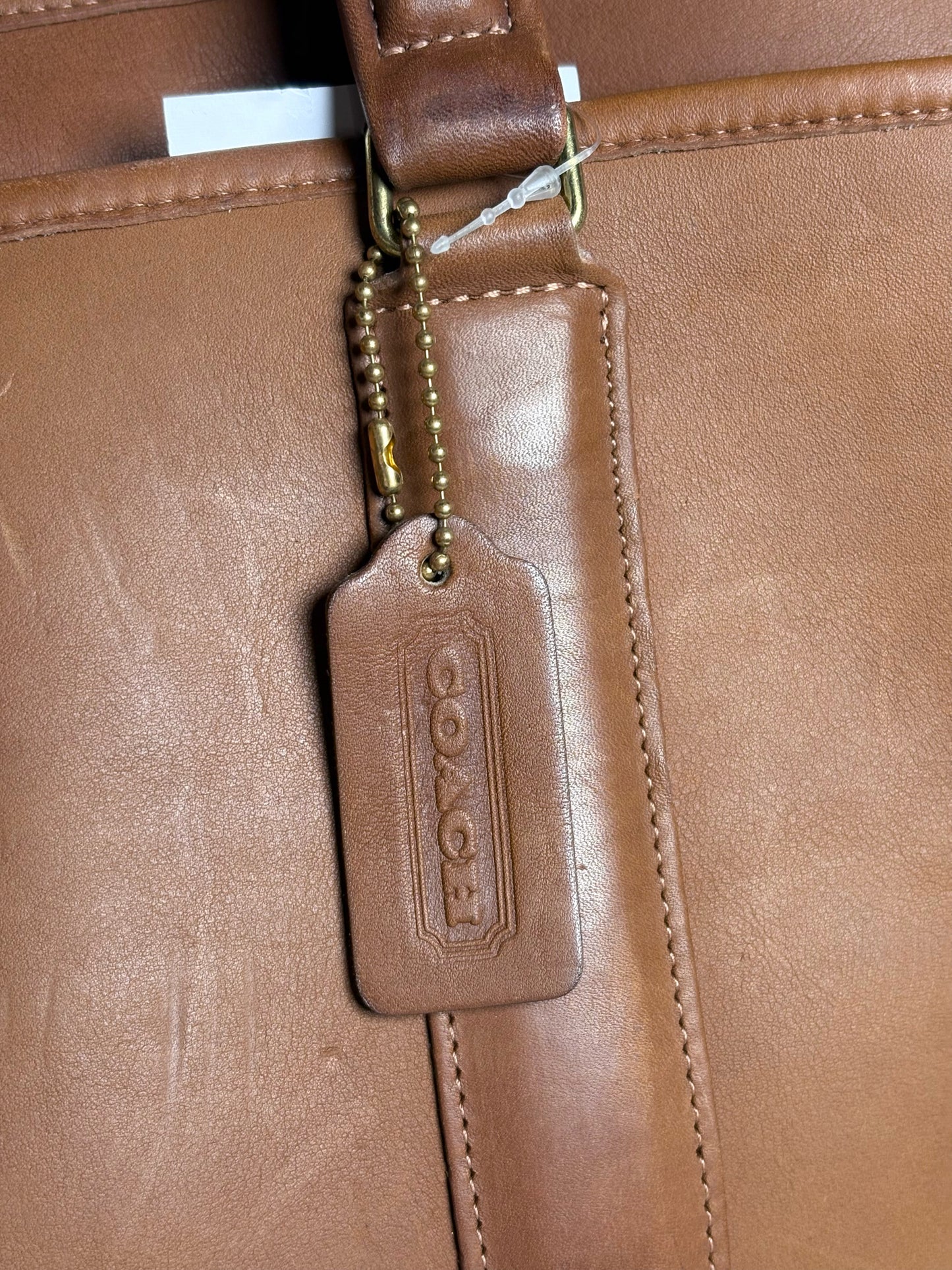 Vintage Coach 1324-313 Leather Briefcase Made in USA | Pre-owned Classic Work Bag